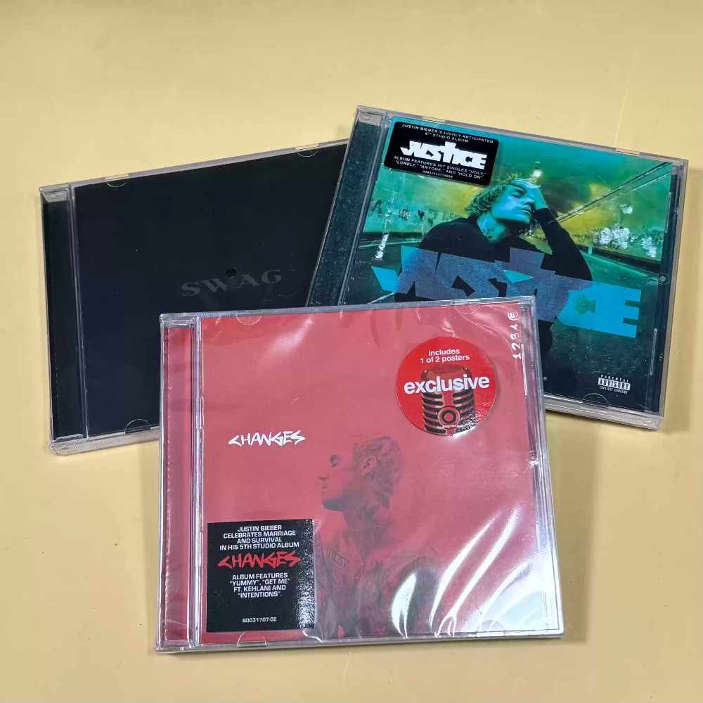 Audio Music Of - CD「ジャスティス」「チェンズ」「スワッグ」ジャスティン・ビーバー ポップ R&B ヒップホップ オリジナル スタジオオーディオ