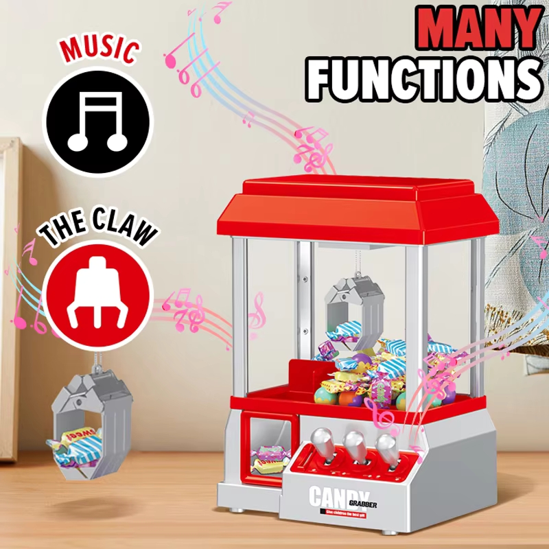 Audio Music Maker - 電子クレーンゲーム キャンディアーケードゲーム おもちゃ ミニクレーンゲーム 音楽と光 グラバーキャッチドール