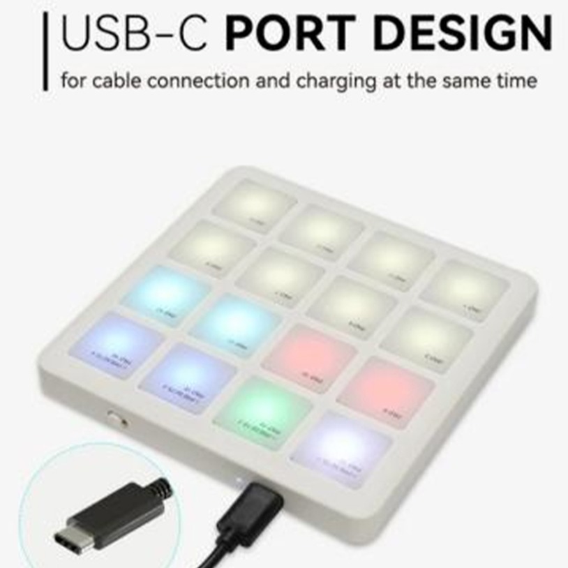 Midi Controller Pad - SMC-PAD ポケットMIDIコントローラー ベロシティセンシティブパッド アフタータッチ データ同期機能搭載 電子音楽ビートメイキング