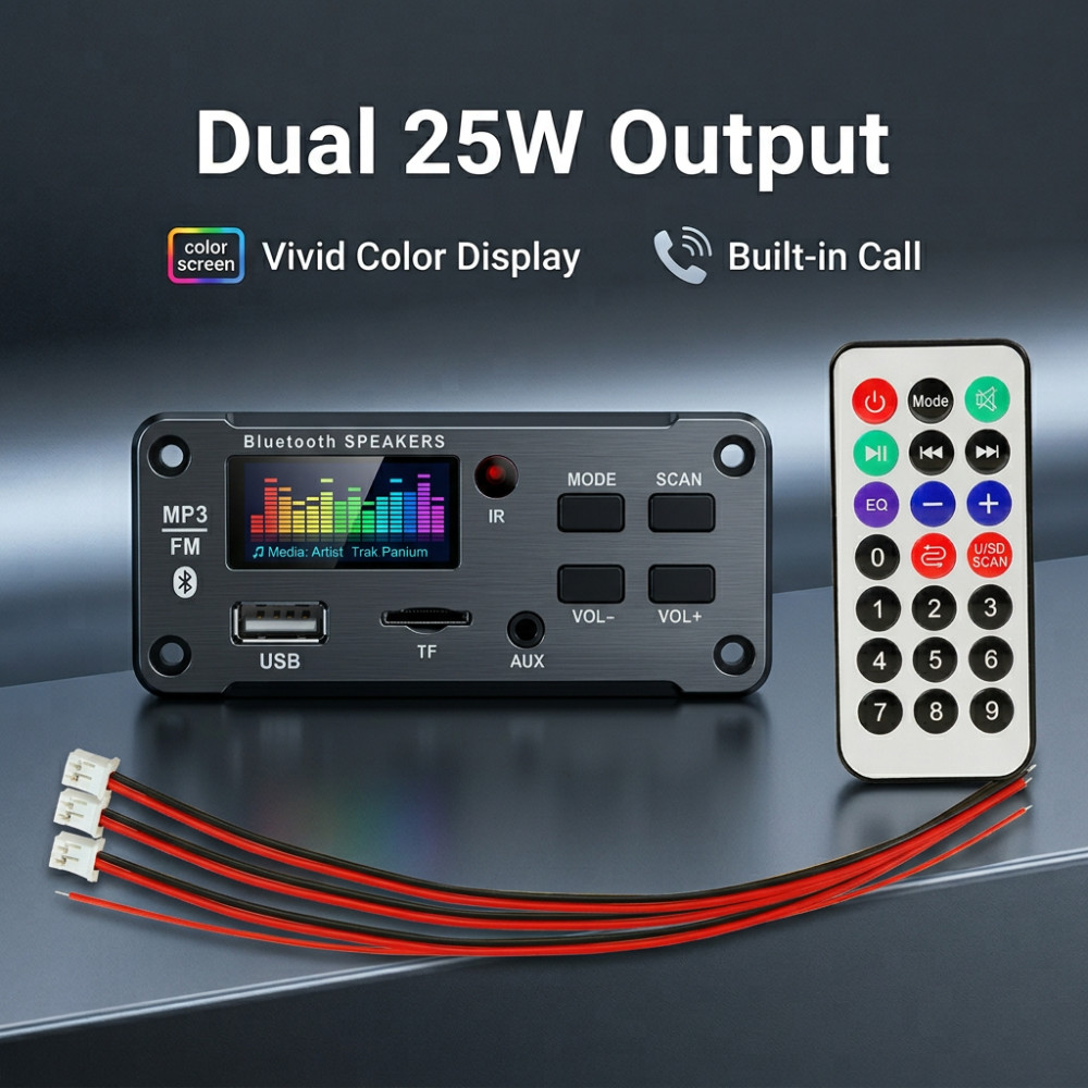 Audio Music To Mp3 - 50Wアンプ Bluetooth MP3 WMA WAVデコーダーボード 12V