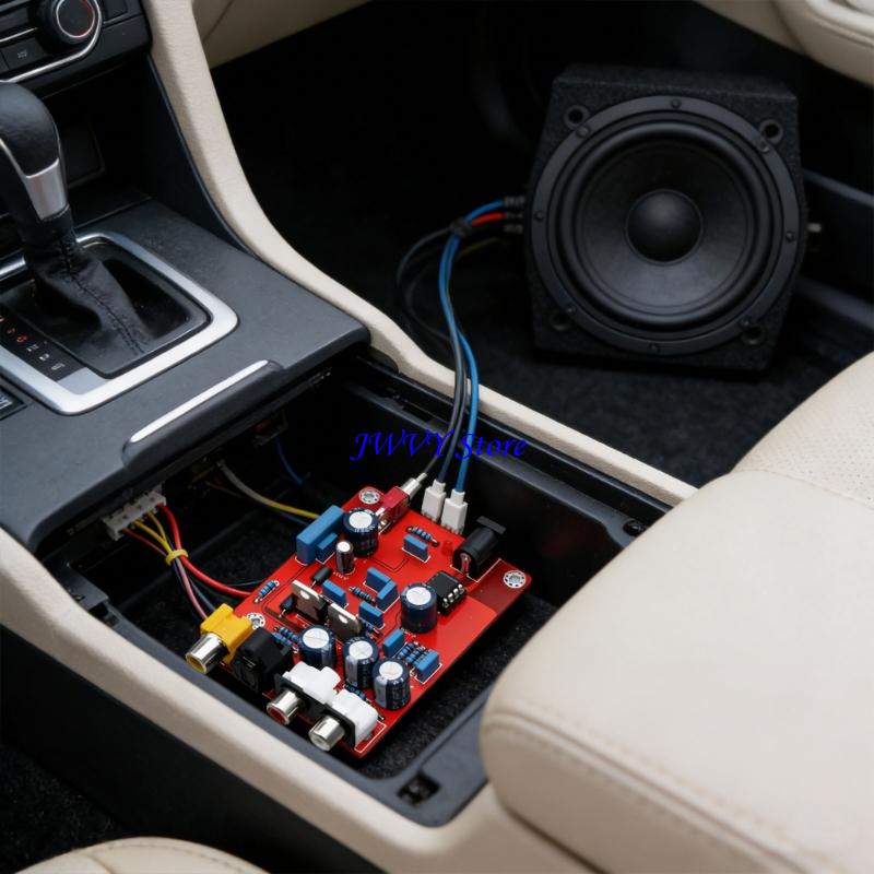 Enhance Audio Music Quality - 573A TDA1543 CS8412 DAC サウンドデコーダボード光同軸入力 HiFi