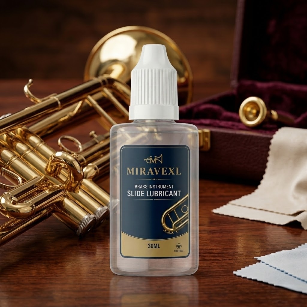 Trumpet Valve Oil - MIRAVEXL プロフェッショナルトランペットバルブオイル 30ml 防錆トロンボーンスライド潤滑剤 スムーズな動作を実現する真鍮メンテナンス用品