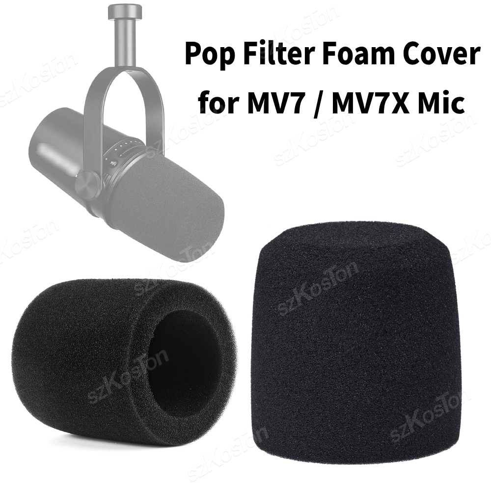 ノイズリダクションスポンジフォーム保護カバー シュアMV7  - Shure Mic Mv7 のレビューと価格