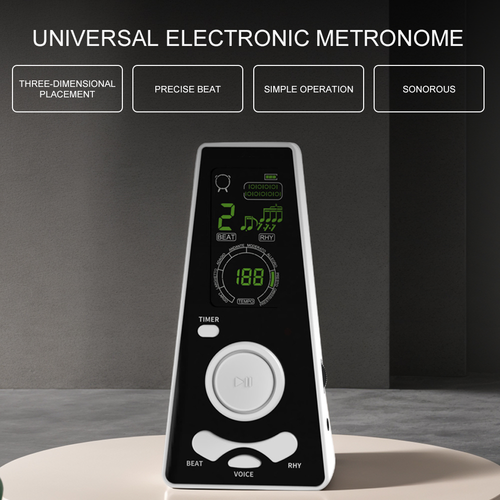 電子メトロノーム 音量とビート速度調整可能 ギター、ピアノ、 - Metronome Digital のレビューと価格