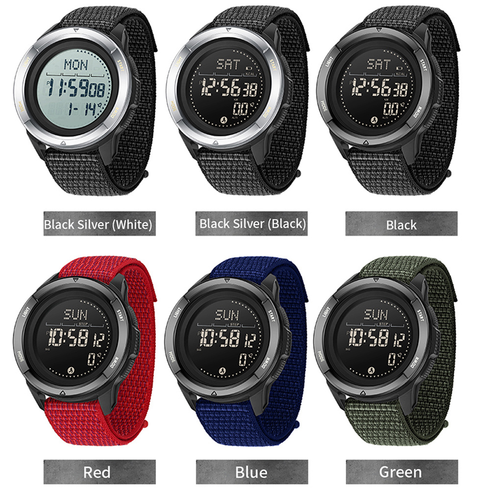 三田ブランド電子時計メンズスポーツ多機能歩数計コンパス防水メ - Metronome Digital のレビューと価格