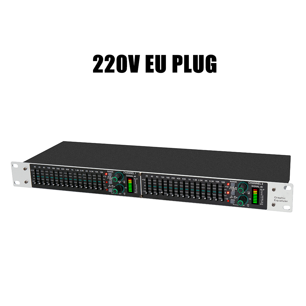 Eq215 デュアル15バンドグラフィックイコライザー アク - Audio Music Maker のレビューと価格