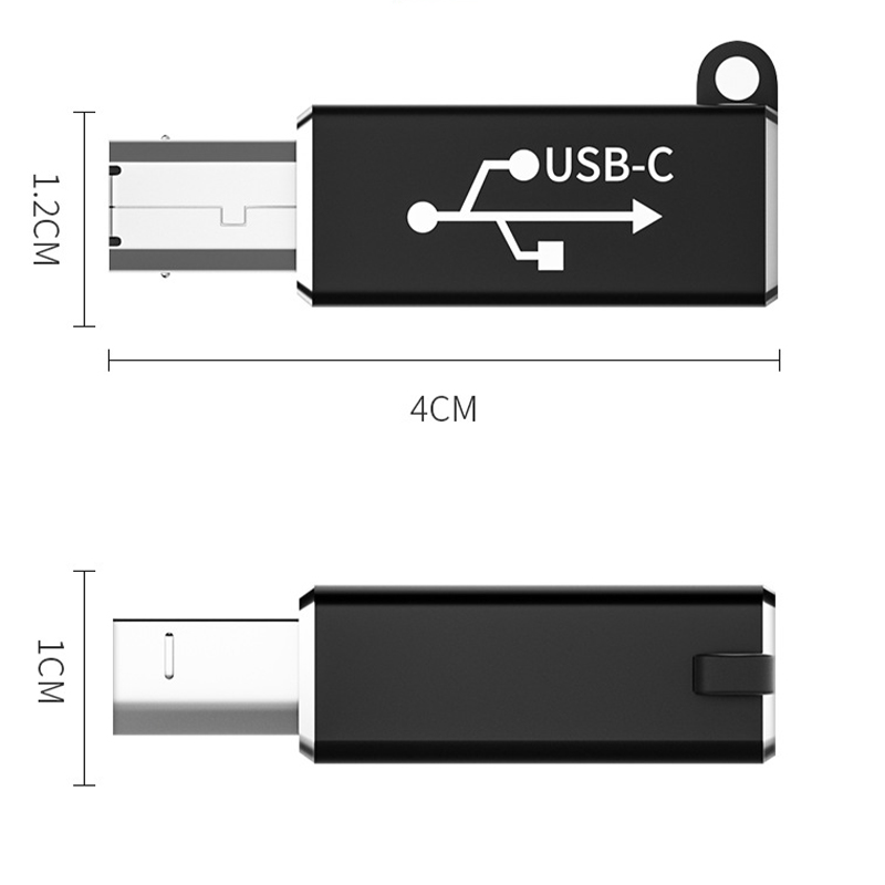 Type C USBメス - USB-B オス変換アダプター - Midi Controller Pad のレビューと価格