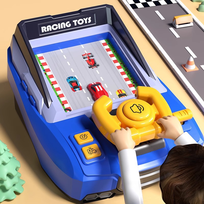 子供向け競技レースゲーム機 電子シミュレーションステアリング - Audio Music Maker のレビューと価格