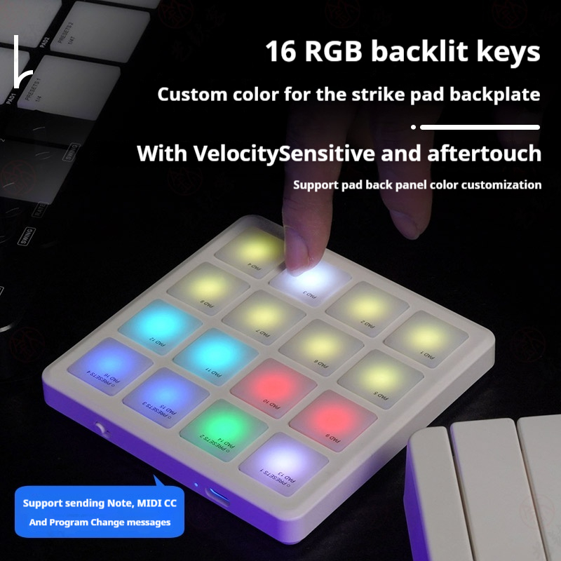 M-VAVE SMC-PAD POCKET ワイヤレスBlu - Midi Controller Pad のレビューと価格