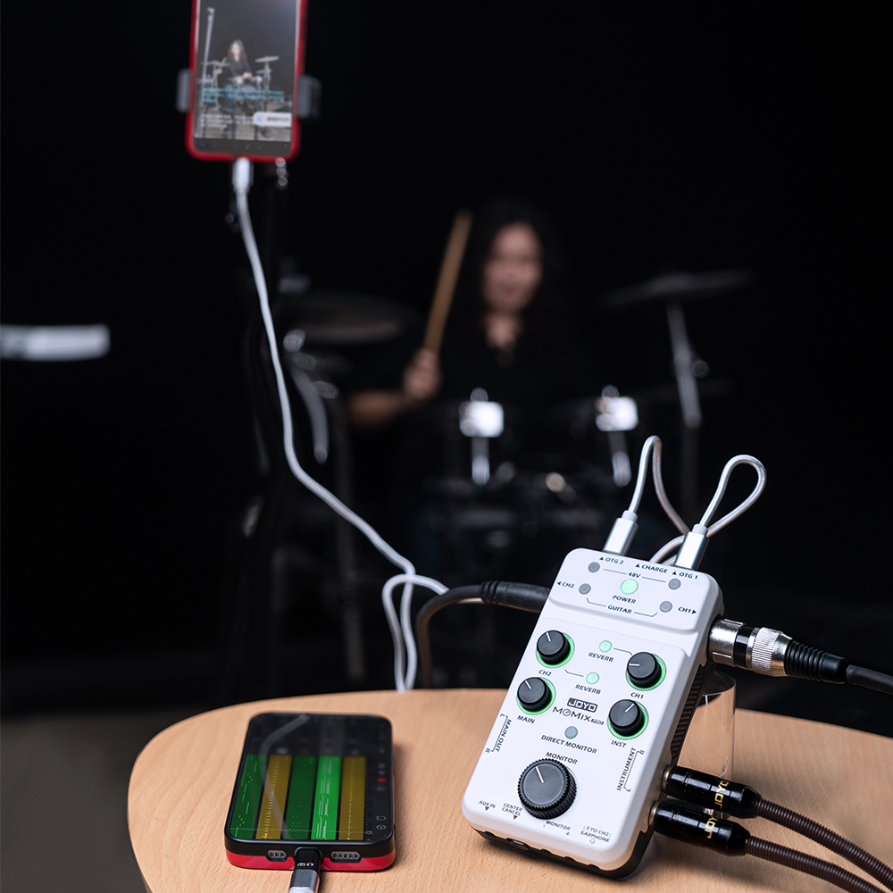 JOYO オーディオミキサー MOMIX PRO マイク、ギ - Audio Music Live のレビューと価格