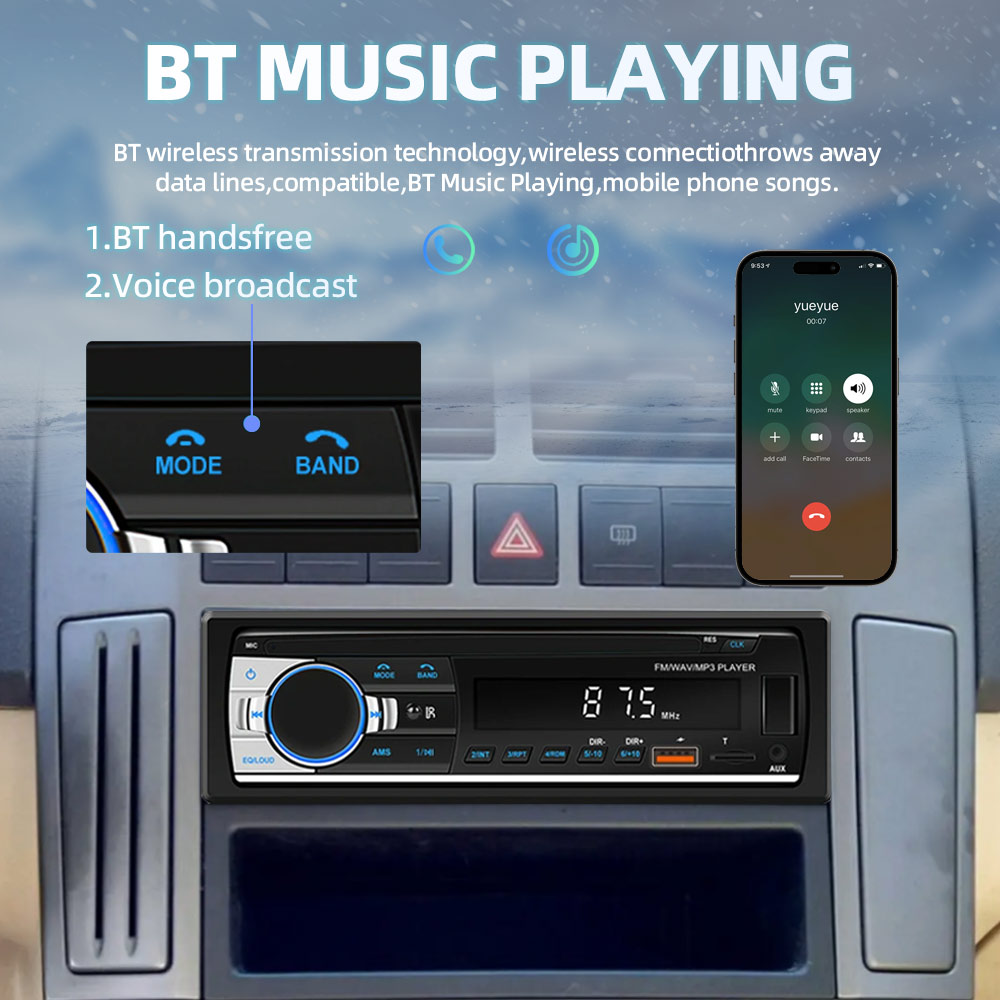 ユニバーサルマルチメディアカーラジオ,1 Dinステレオラジ - Metronome Digital のレビューと価格