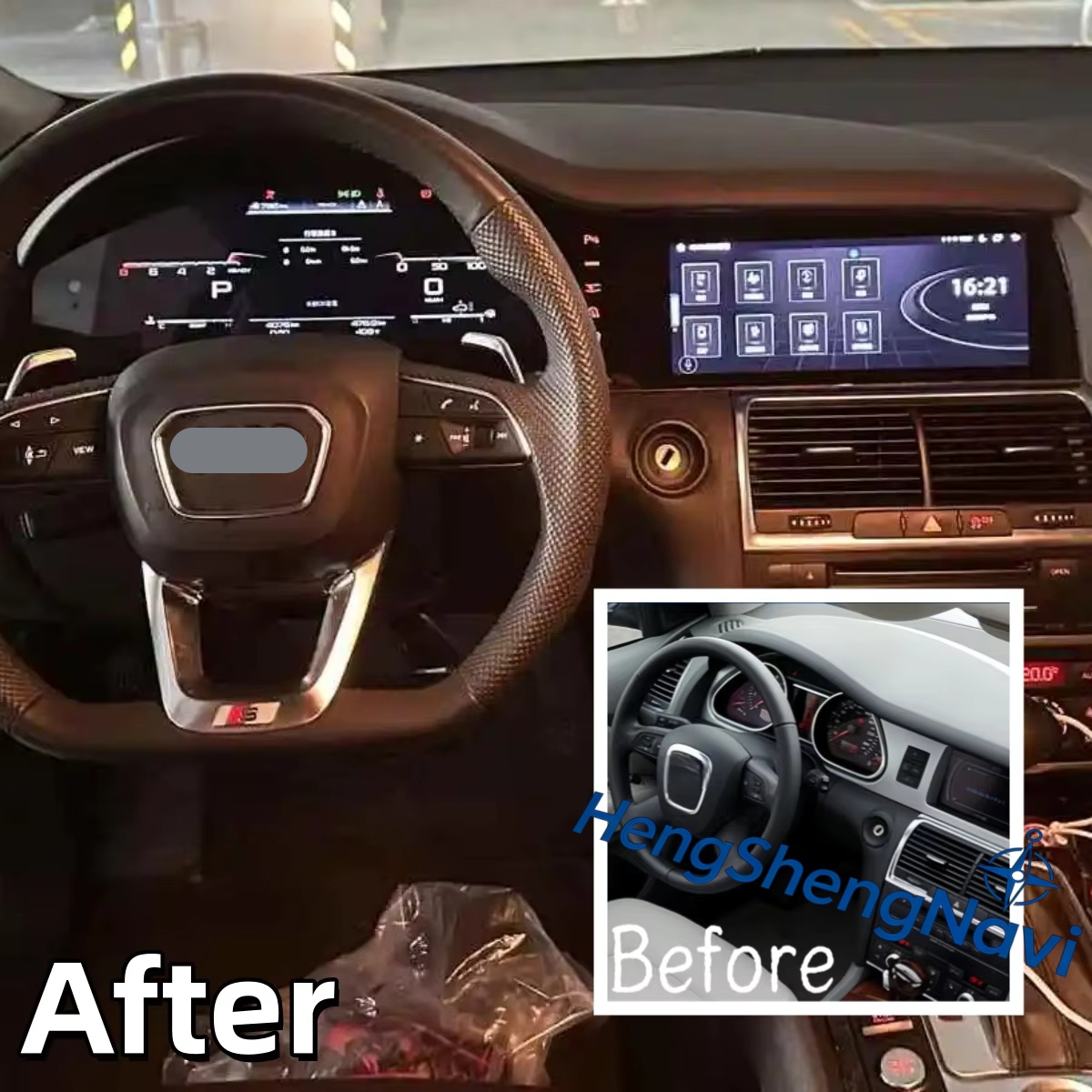 HS CYカーラジオ Audi Q7 4L 2005-201 - Metronome Digital のレビューと価格
