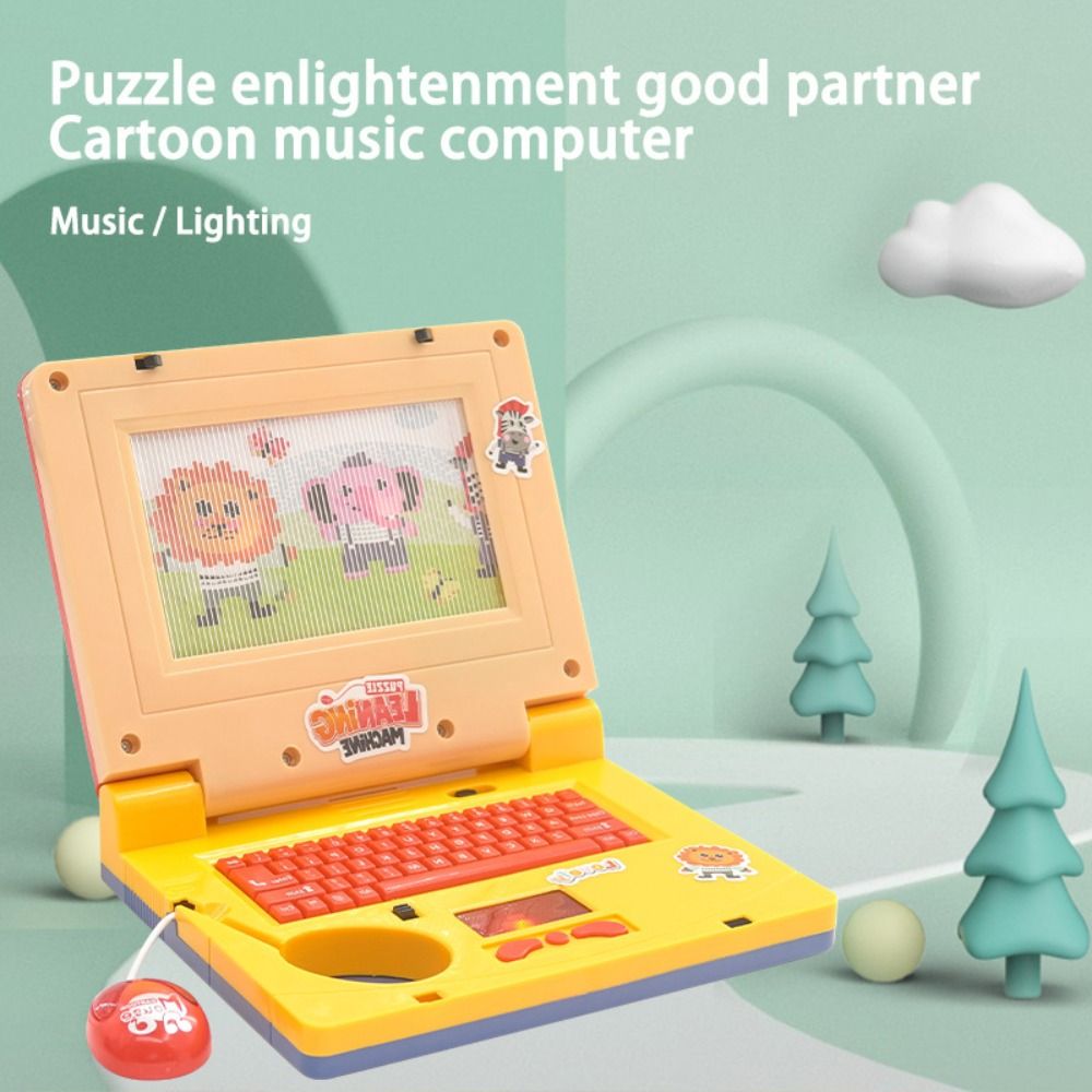 1 セット LED キッズ学習ラップトップ可動スクリーン音楽 - Audio Music Maker のレビューと価格