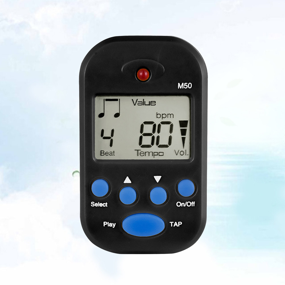 機械式ミニメトロノーム デジタルビートテンポ 高精度 ブラッ - Metronome Digital のレビューと価格