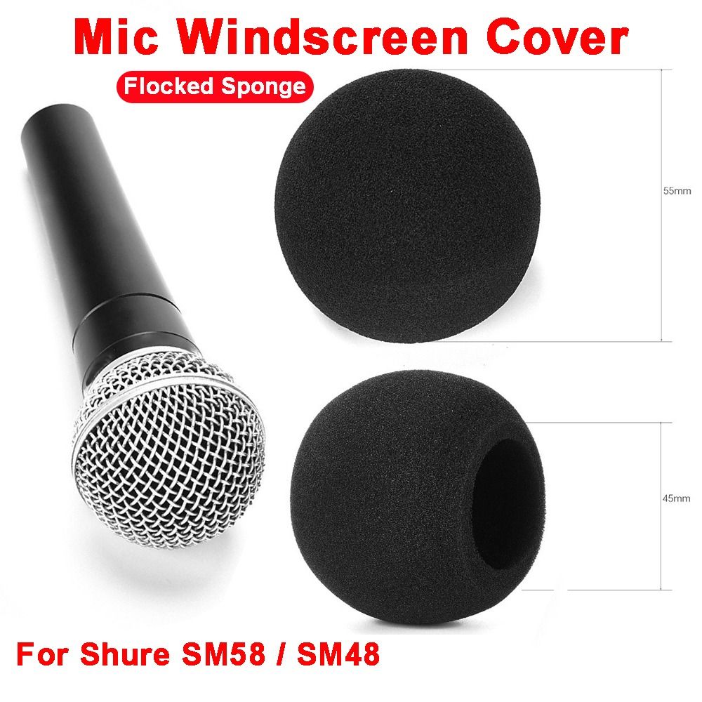 交換用マイクウィンドスクリーンカバー 植毛スポンジフォーム  - Shure Mic Mv7 のレビューと価格
