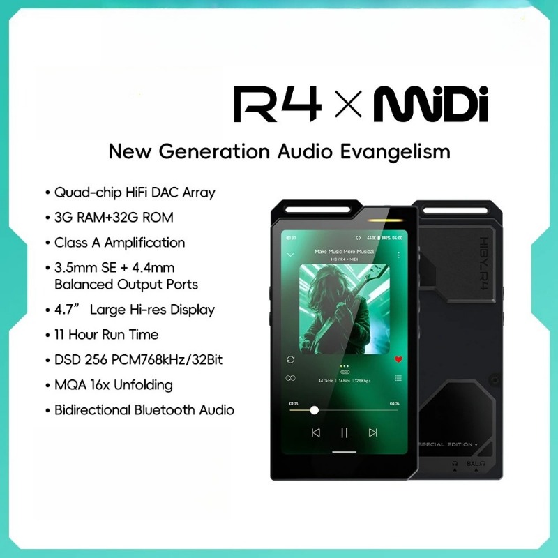 R4 MiDi バージョン ES9018Q2M*4 Andr - Audio Music To Mp3 のレビューと価格