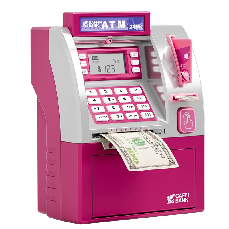 子供 ATM 自動預金窓口機おもちゃスマートパスワードスワイ - Audio Music Maker のレビューと価格