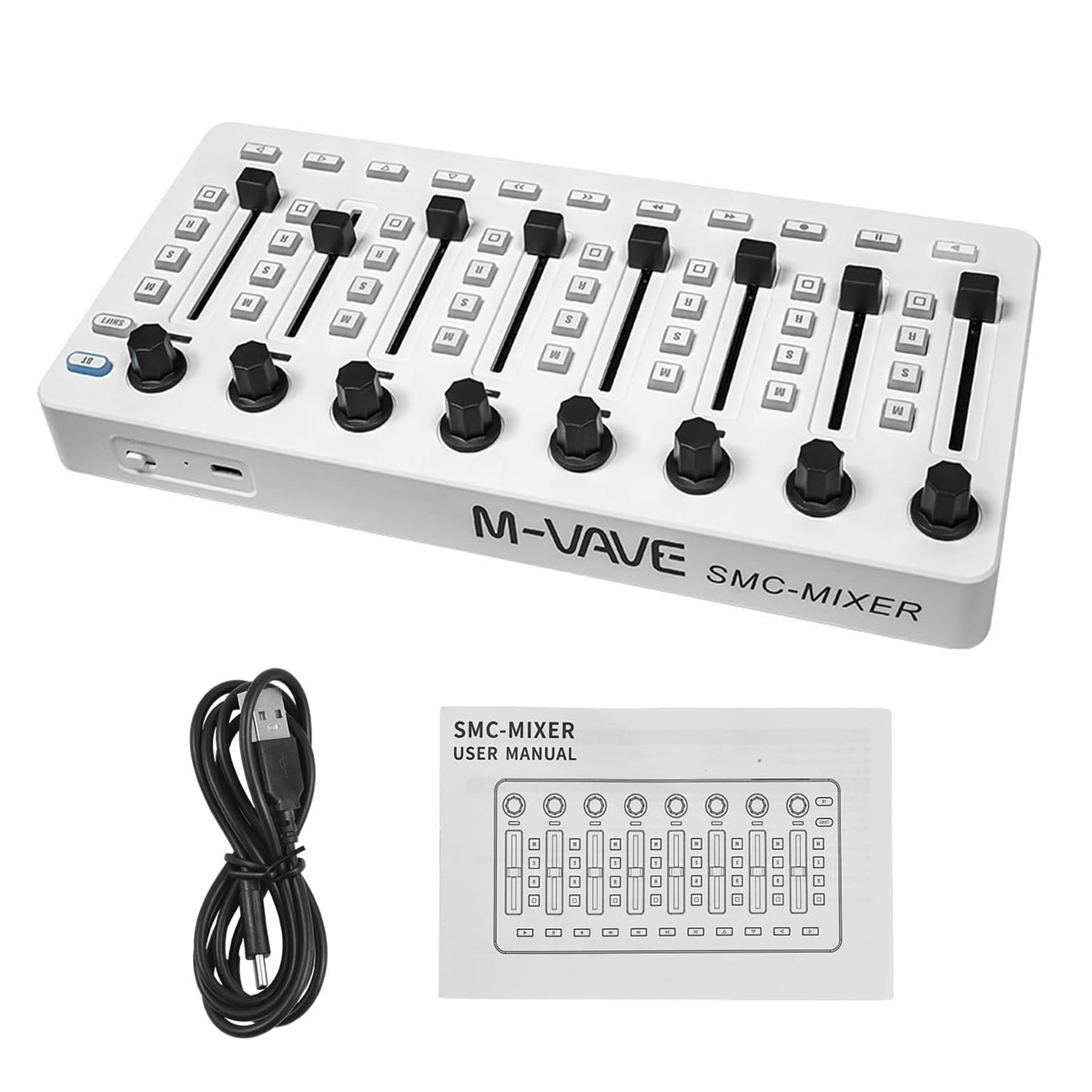 M-VAVE SMCミキサー ワイヤレスMIDIコントローラ - Midi Controller Pad のレビューと価格