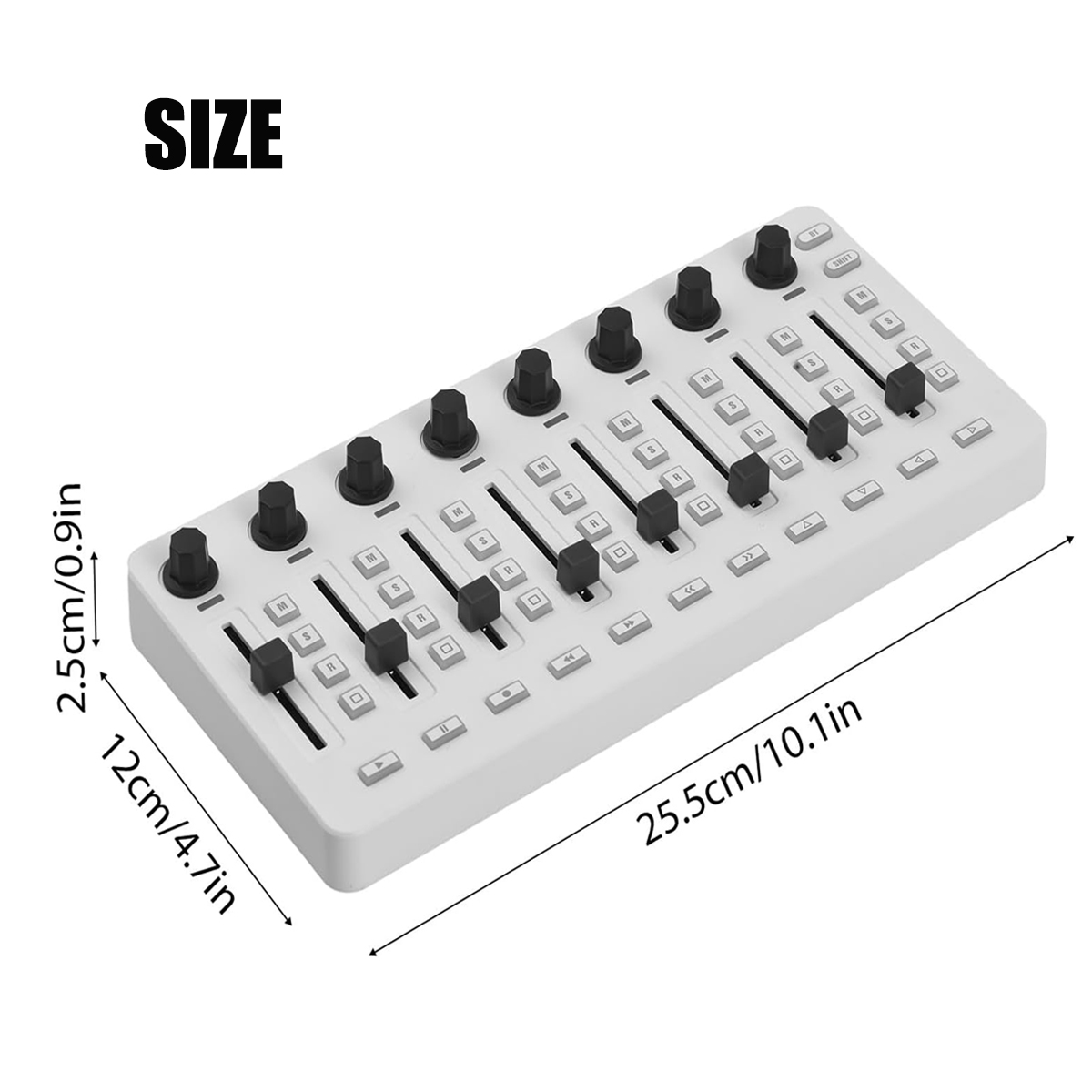 M-VAVE SMCミキサー ワイヤレスMIDIコントローラ - Midi Controller Pad のレビューと価格