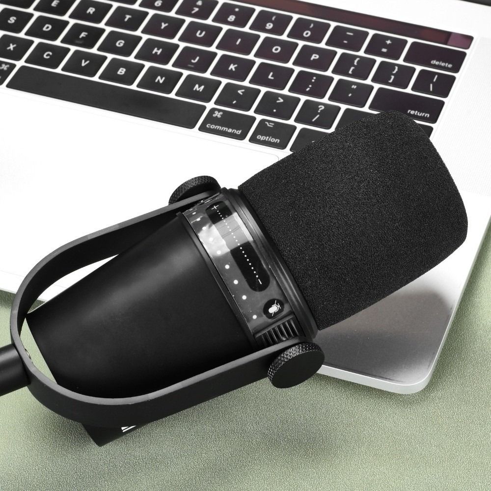 交換用マイクウィンドスクリーンカバー 植毛スポンジフォーム  - Shure Mic Mv7 のレビューと価格