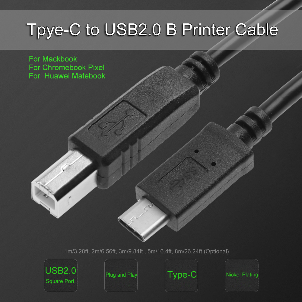 USB C - USB B プリンタケーブル Type-B  - Midi Controller Pad のレビューと価格
