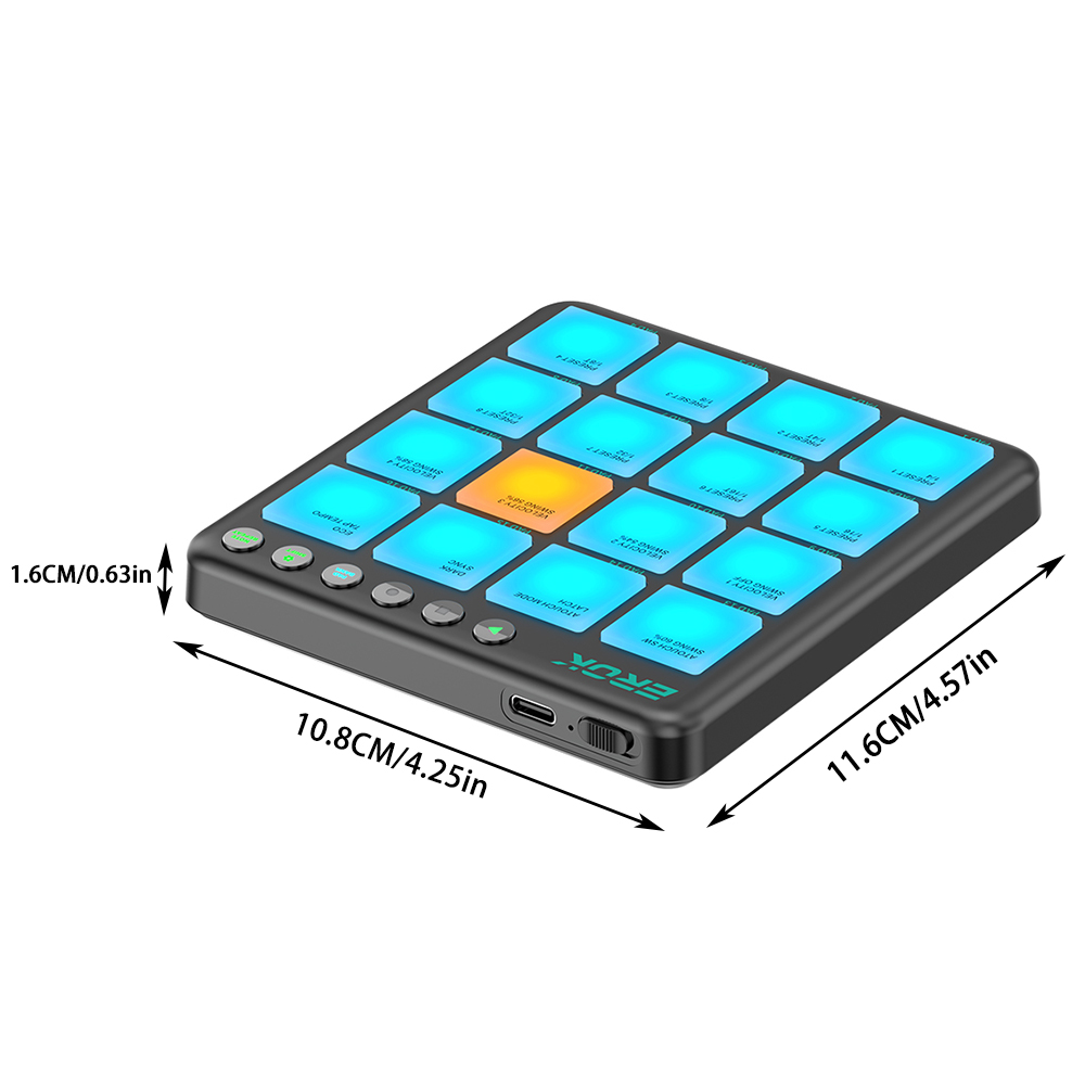 EROK PocketBeats MIDIコントローラー 1 - Midi Controller Pad のレビューと価格