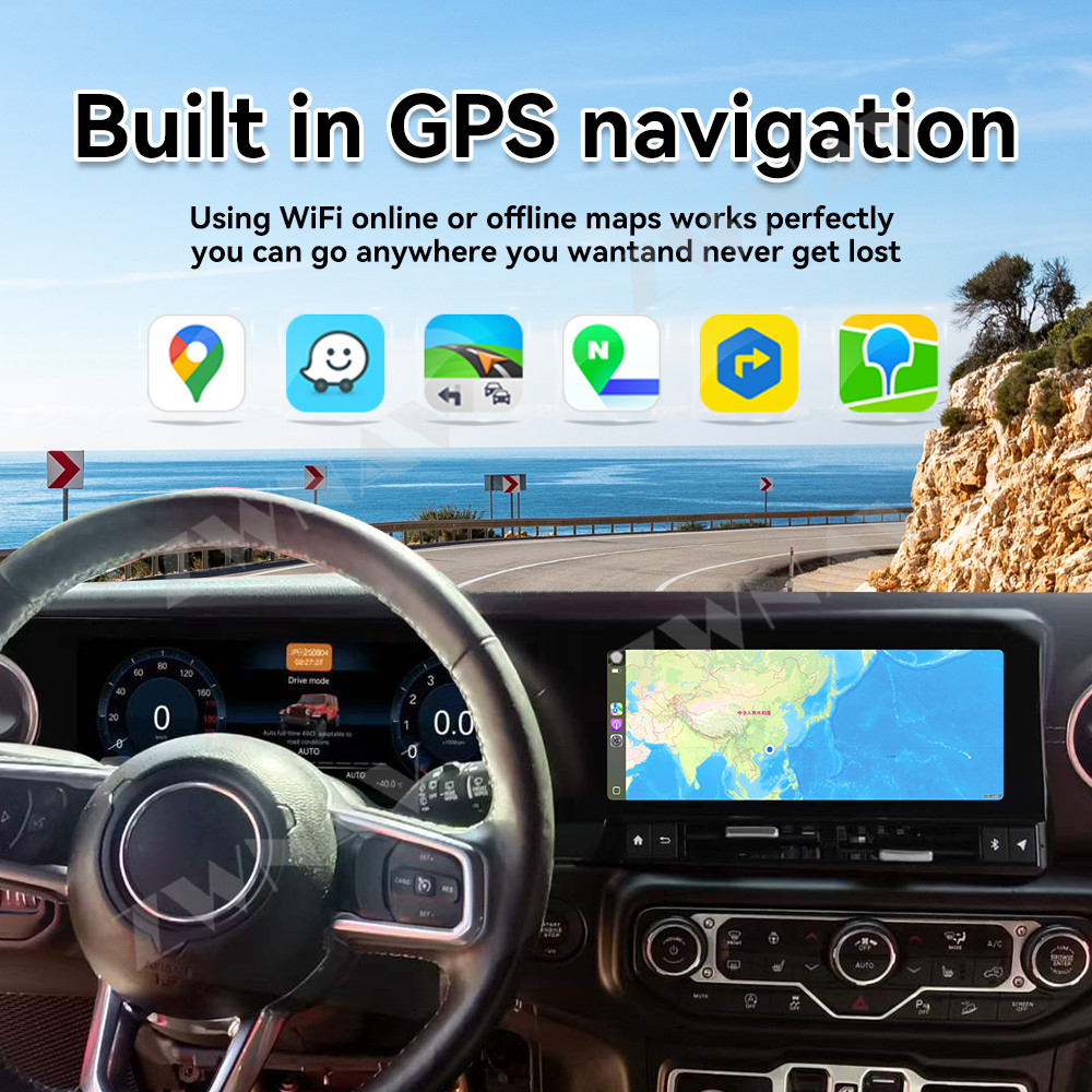 24.6インチ デュアルスクリーン Jeep Wrangle - Metronome Digital のレビューと価格