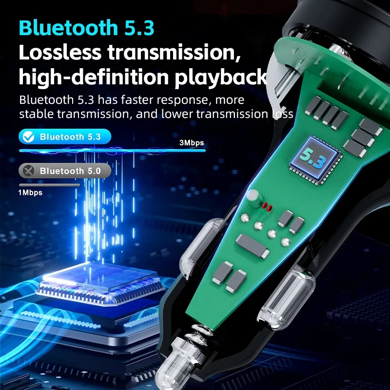 Xiaomi 車の Bluetooth プレーヤー Fm ト - Audio Music To Mp3 のレビューと価格